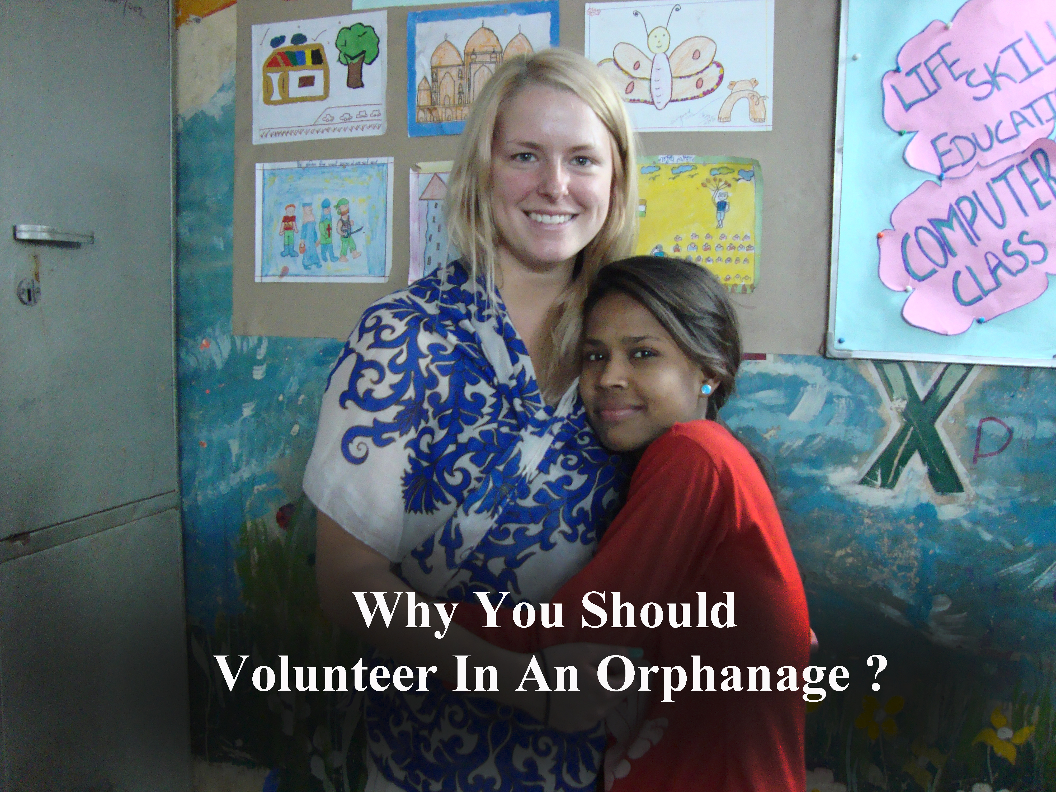 volunteering in an orphanange with VI