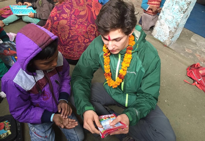 teaching volunteering in India