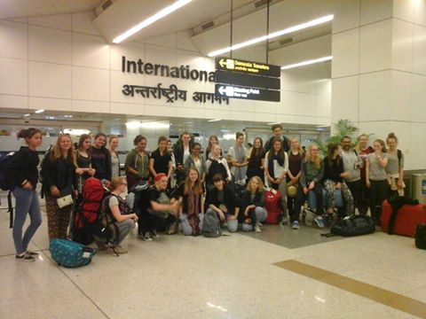 Arrival of students in India
