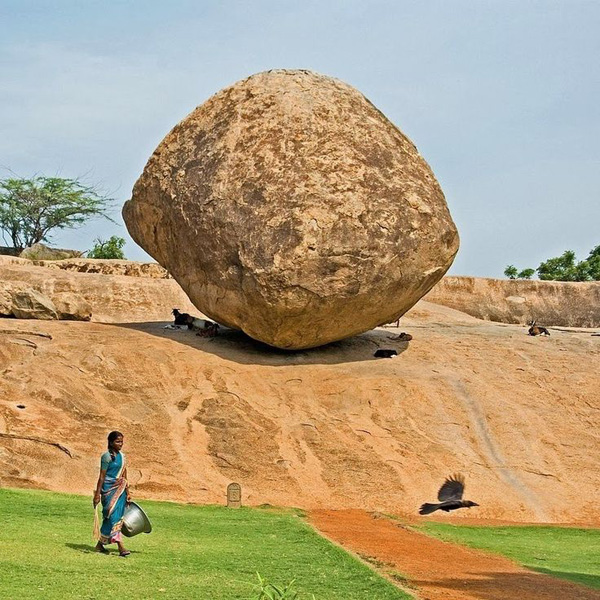 balancing rock in Tamilnadu